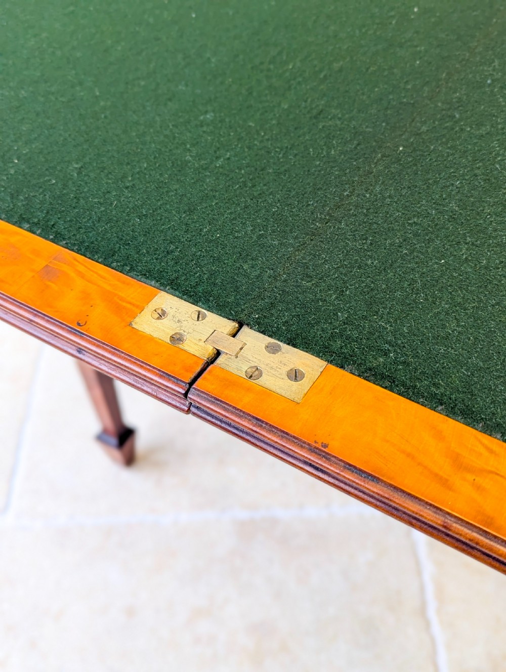 Antique Victorian Mahogany Card Table c.1890 View XI