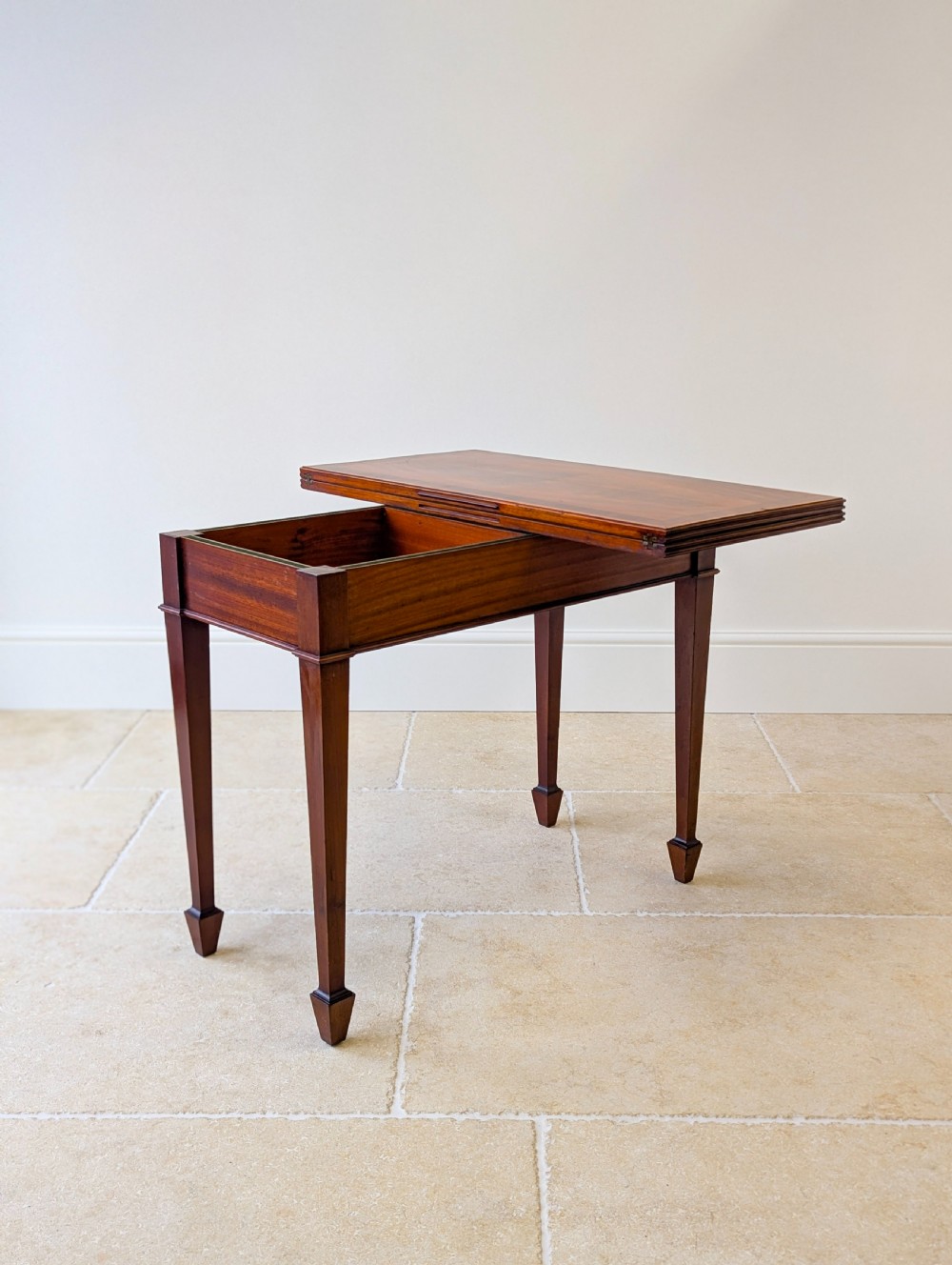 Antique Victorian Mahogany Card Table c.1890 View XVII