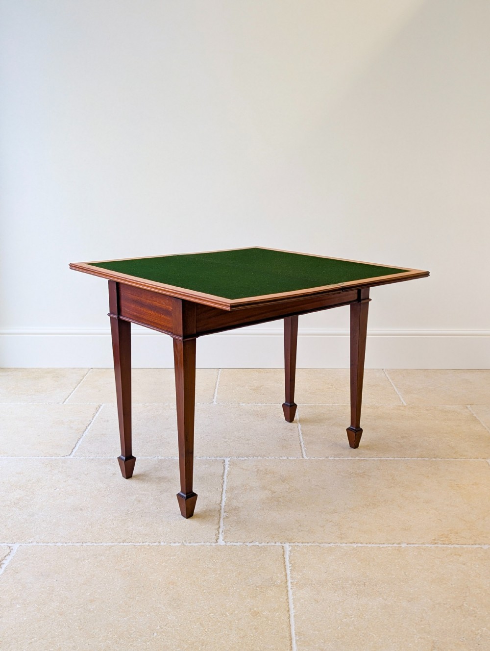 Antique Victorian Mahogany Card Table c.1890 View XVIII