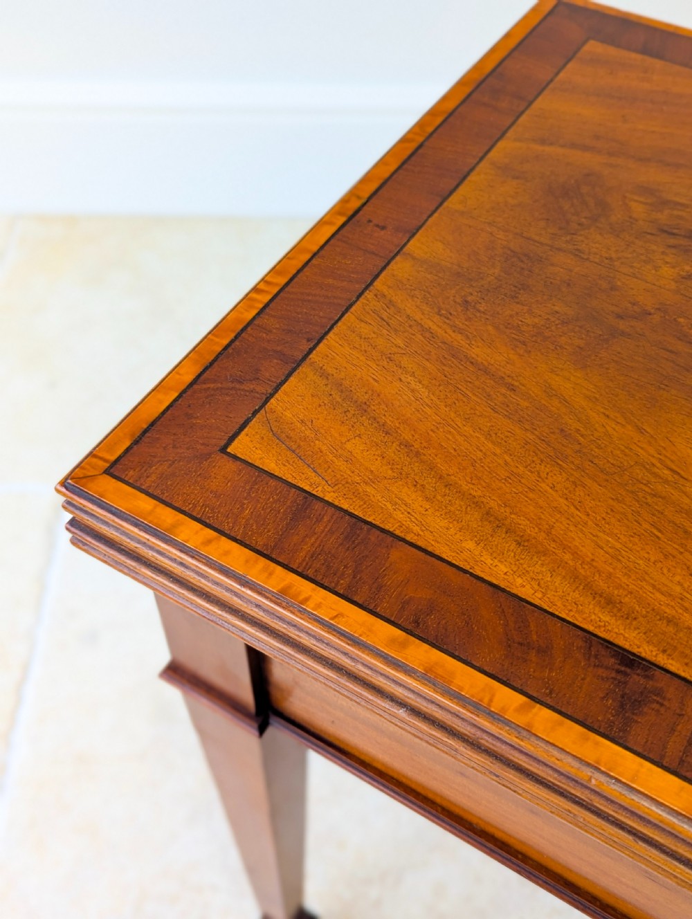 Antique Victorian Mahogany Card Table c.1890 View XIX