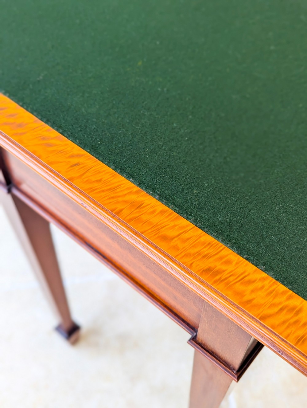 Antique Victorian Mahogany Card Table c.1890 View XX