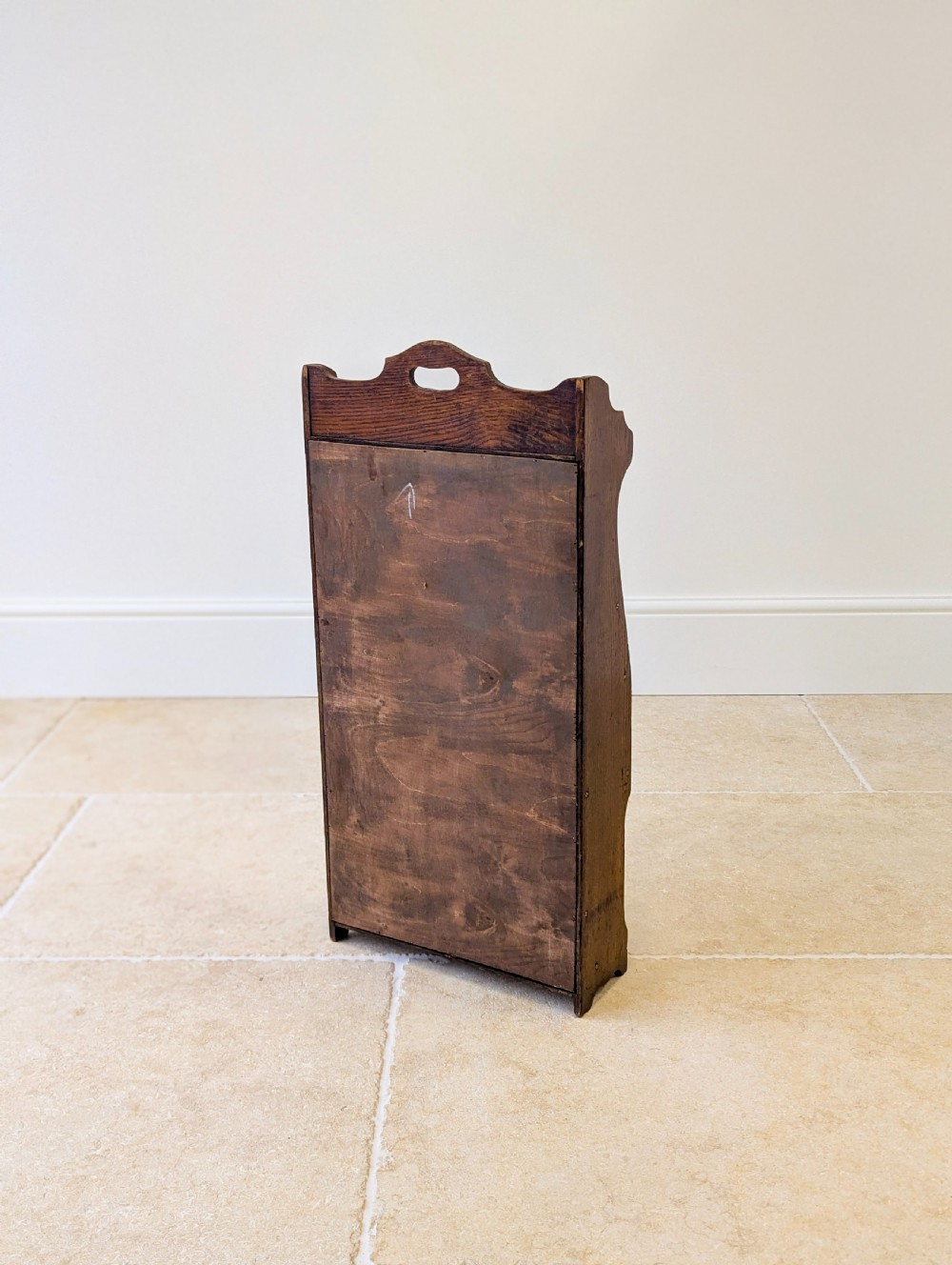 Antique Early 20th Century Oak Magazine and Newspaper Rack c.1920 View XII