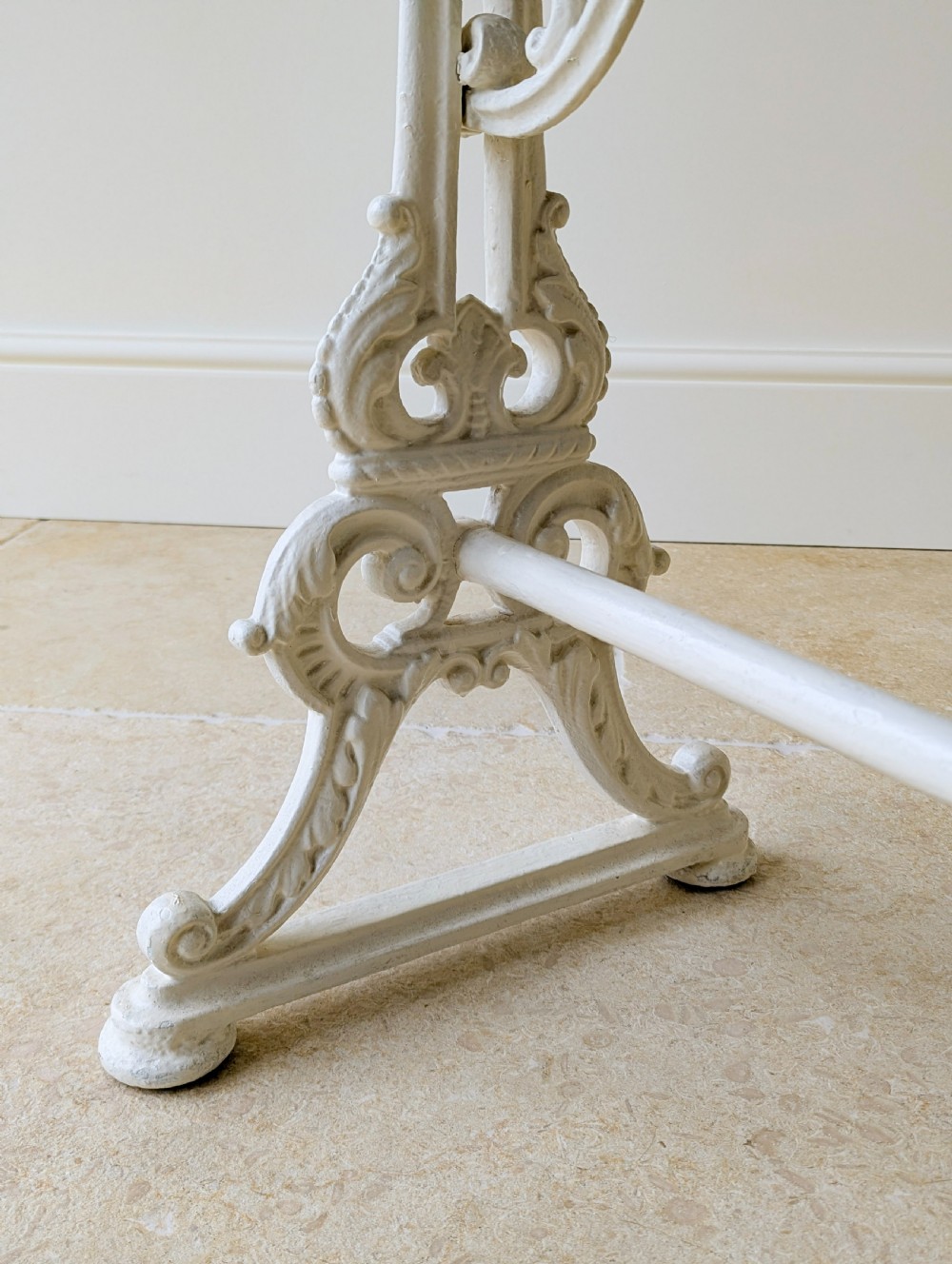 Antique Victorian Cast Iron Table c.1890 View V