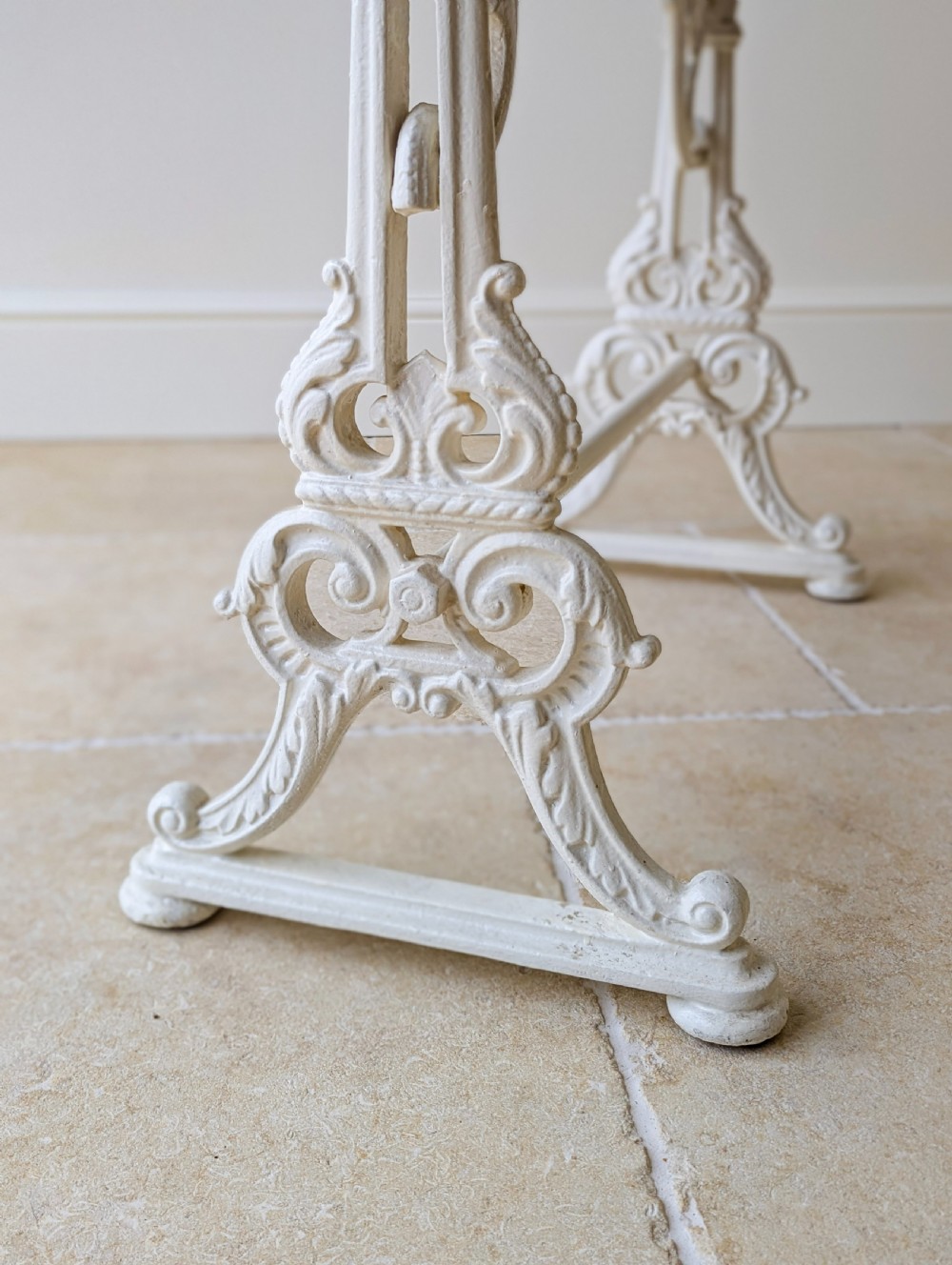 Antique Victorian Cast Iron Table c.1890 View XII