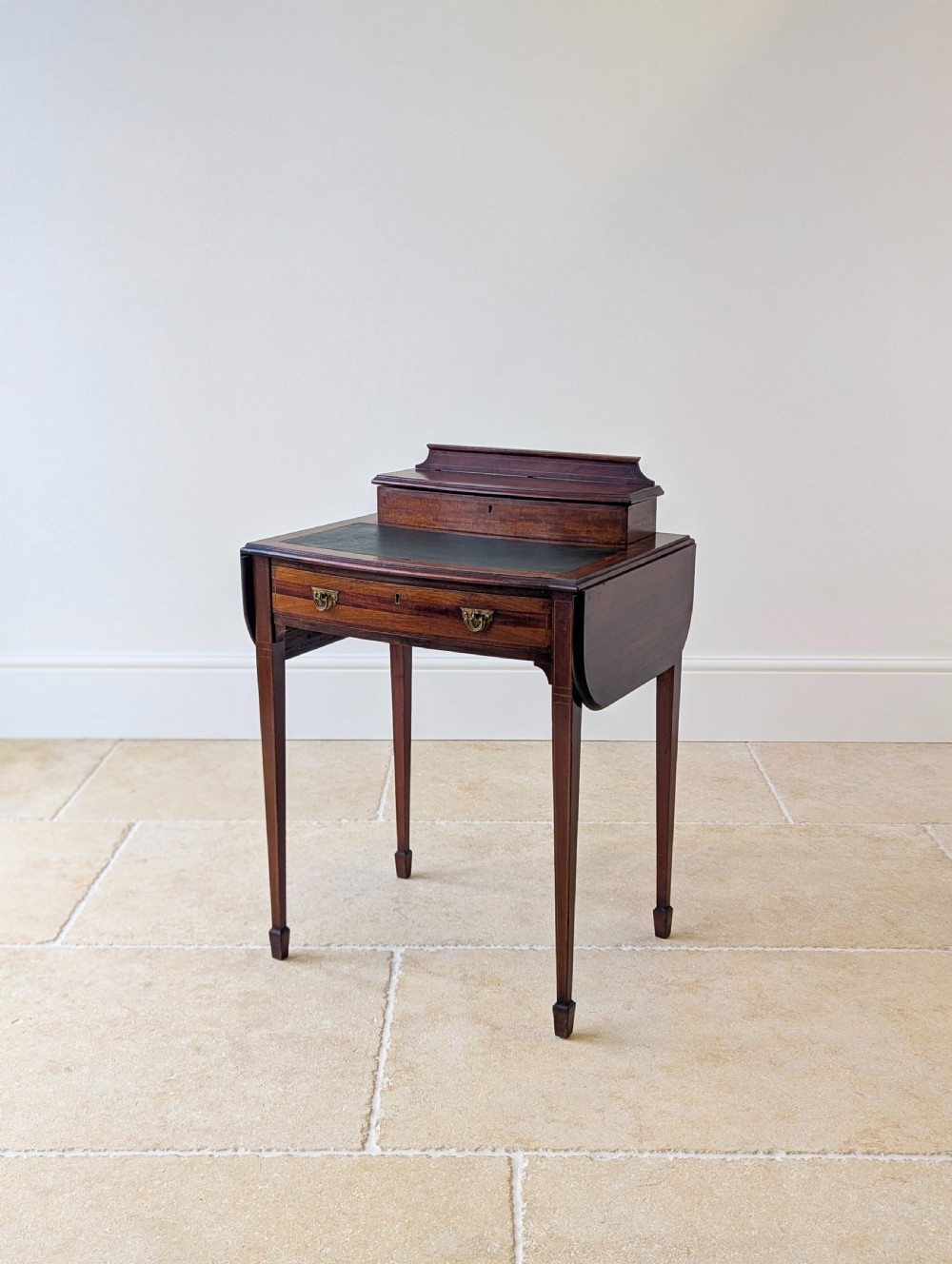 Antique Edwardian Inlaid Mahogany Writing Table c.1905