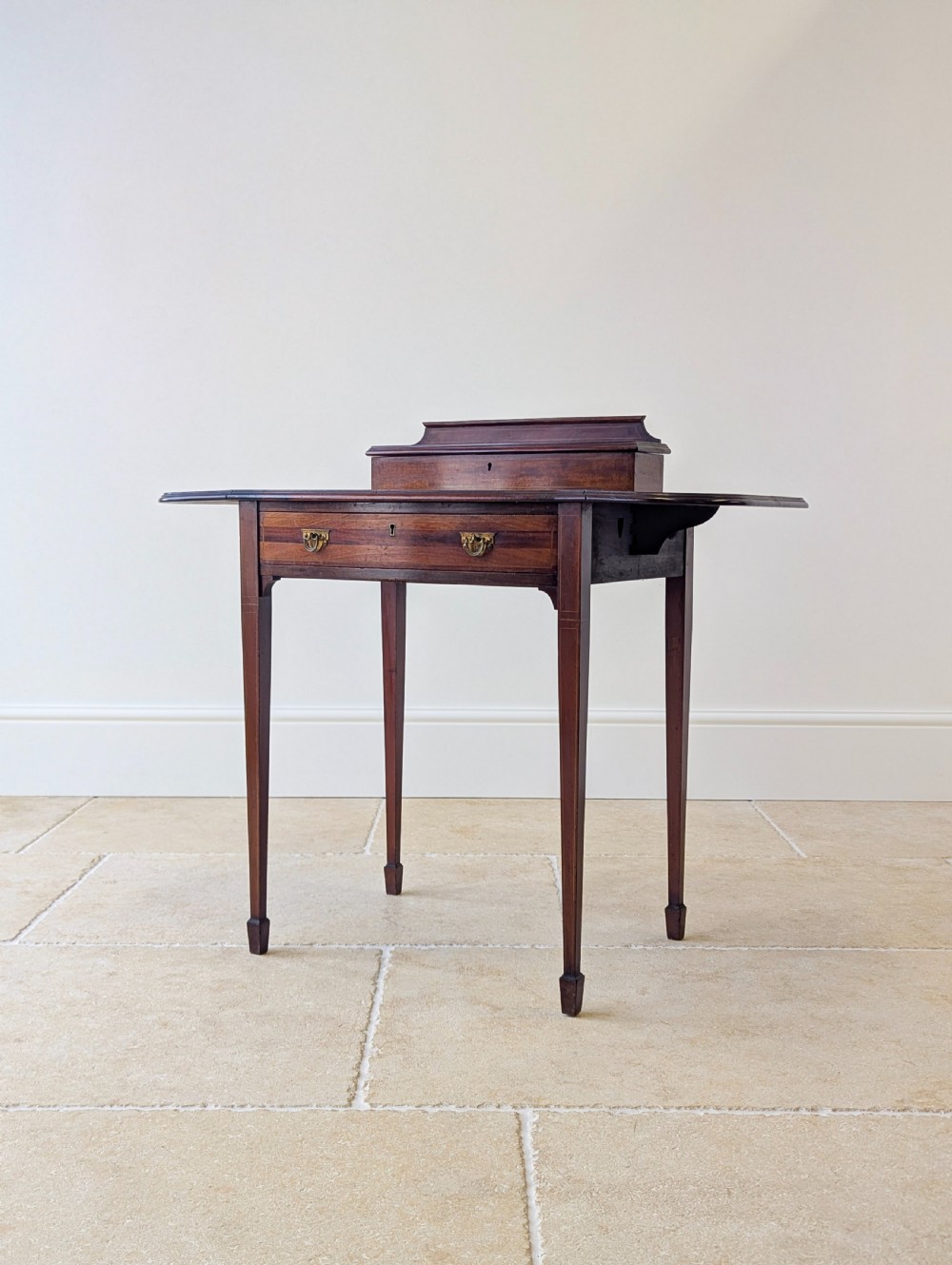 Antique Edwardian Inlaid Mahogany Writing Table c.1905 View VI