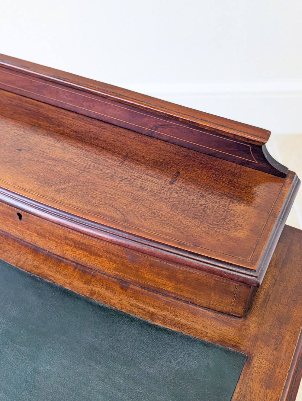Antique Edwardian Inlaid Mahogany Writing Table c.1905 View VII