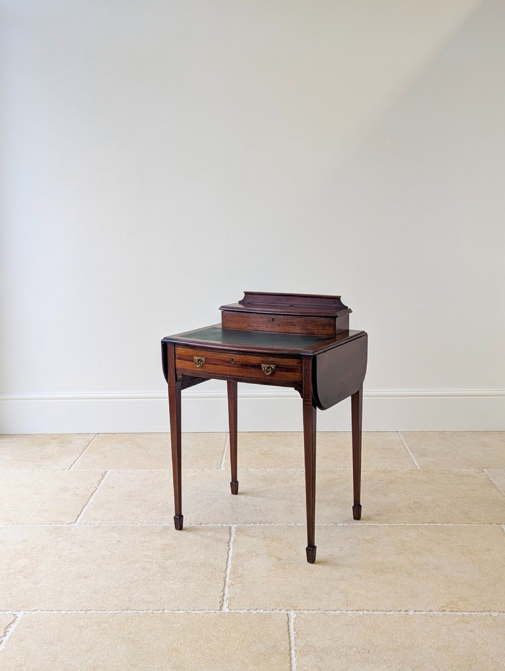 Antique Edwardian Inlaid Mahogany Writing Table c.1905 View X