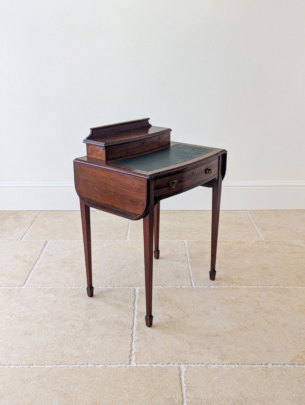 Antique Edwardian Inlaid Mahogany Writing Table c.1905 View XVIII