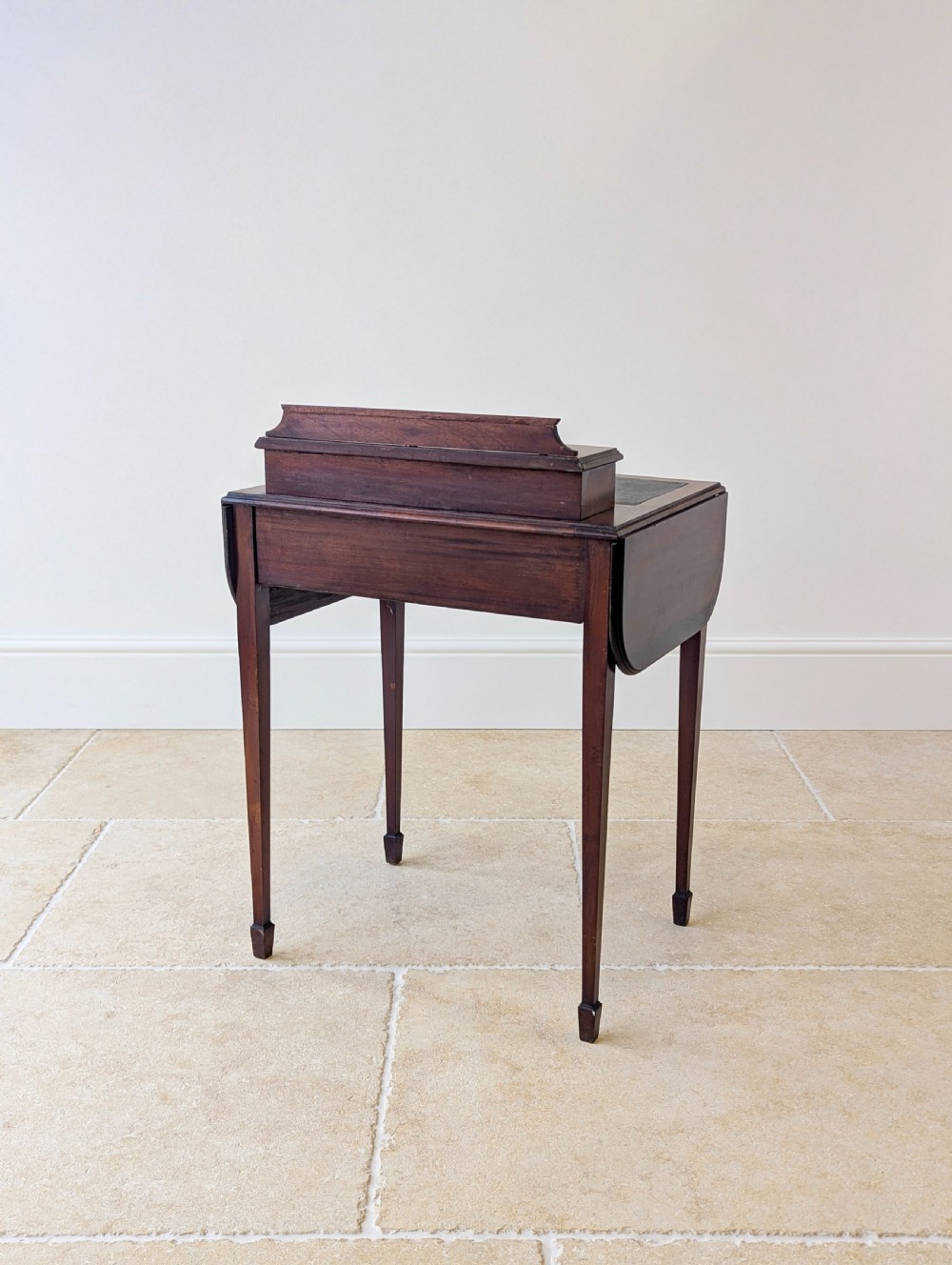 Antique Edwardian Inlaid Mahogany Writing Table c.1905 View XX