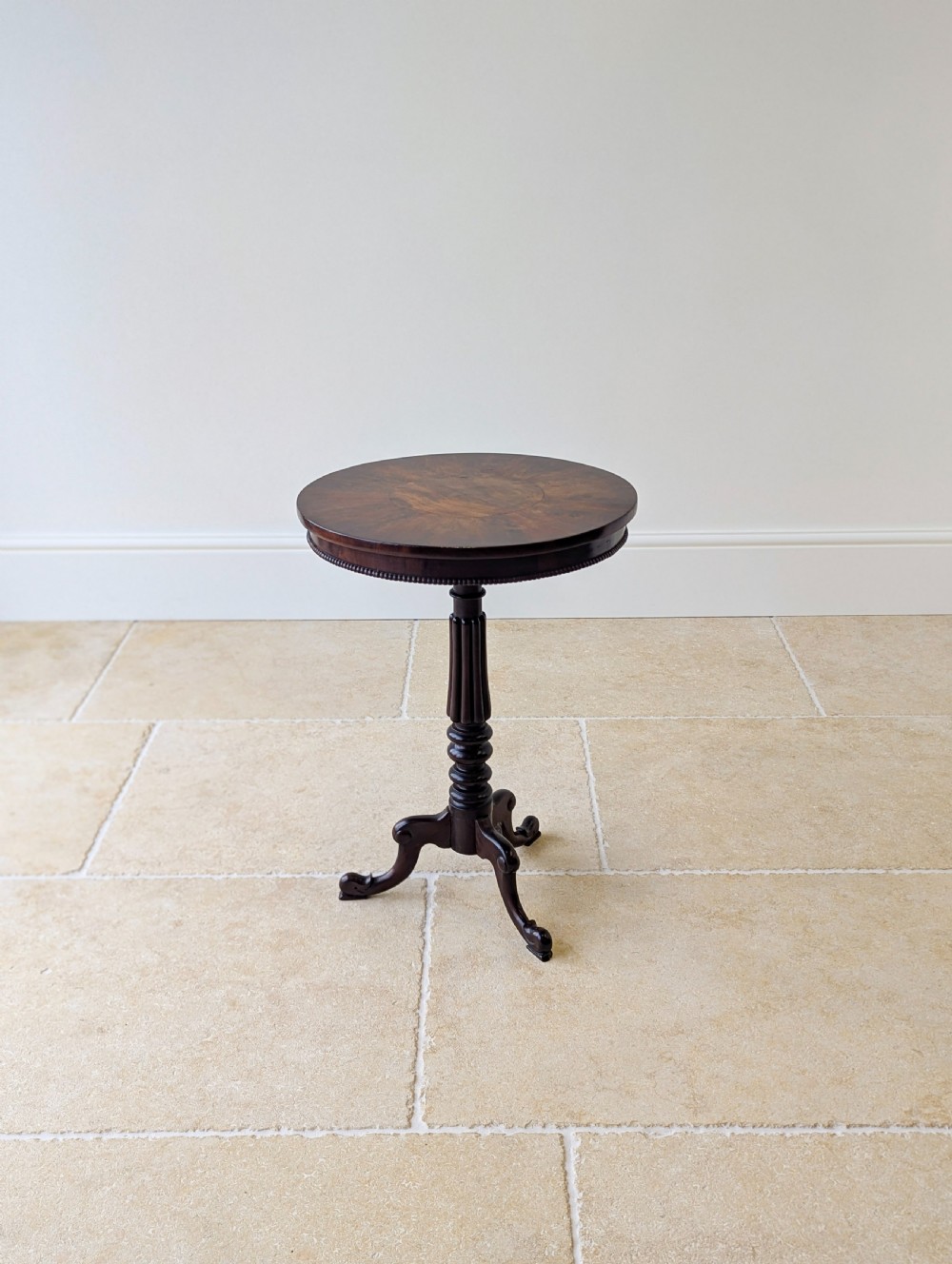 Antique William IV Mahogany Tripod Wine Table c.1830 View V