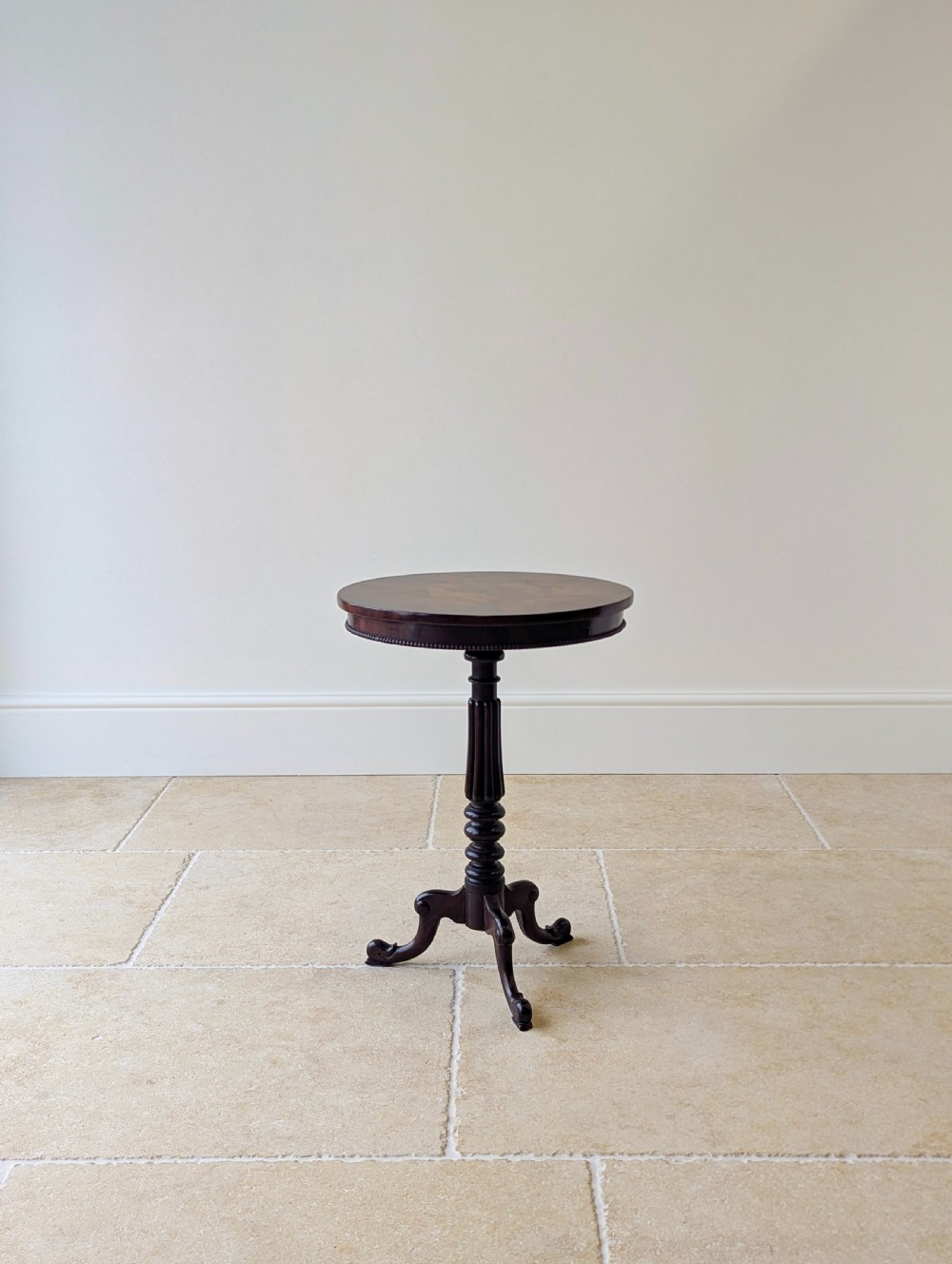 Antique William IV Mahogany Tripod Wine Table c.1830 View VII
