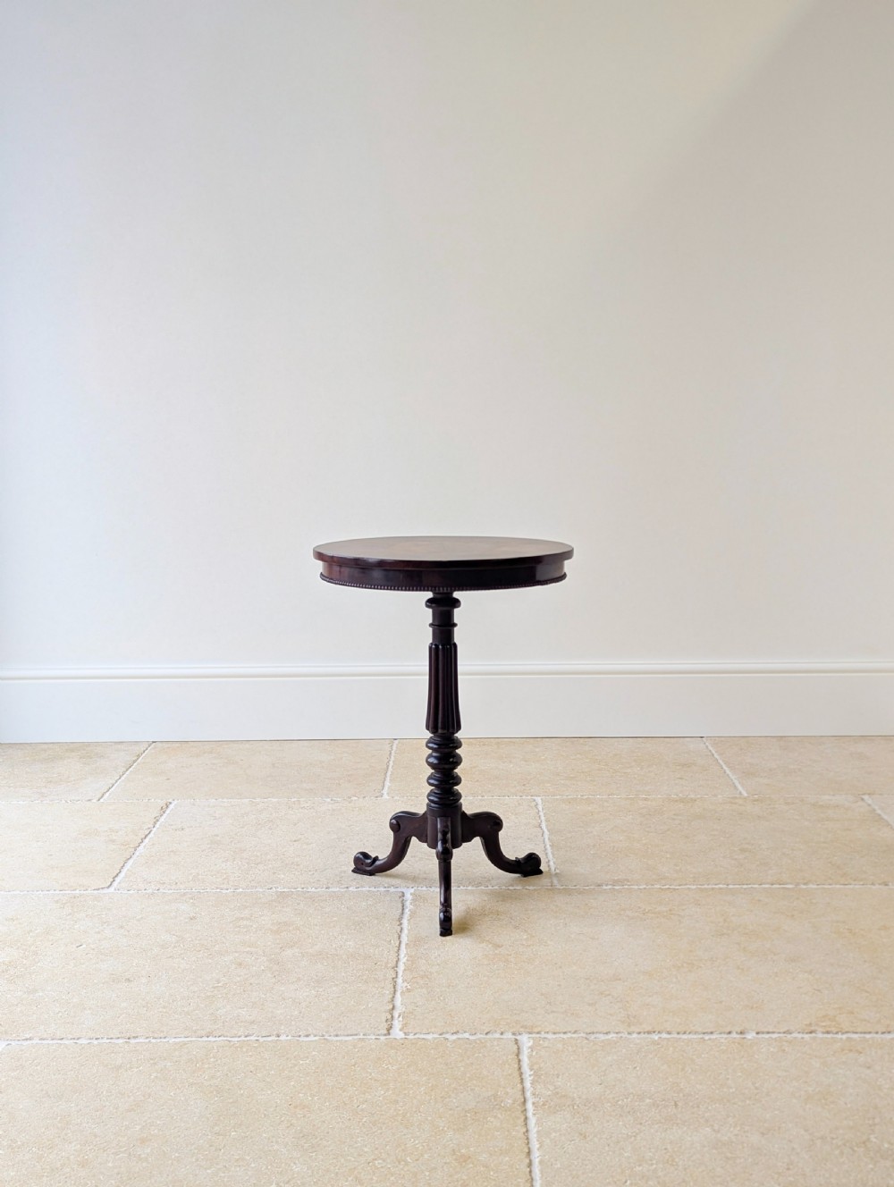 Antique William IV Mahogany Tripod Wine Table c.1830 View IX