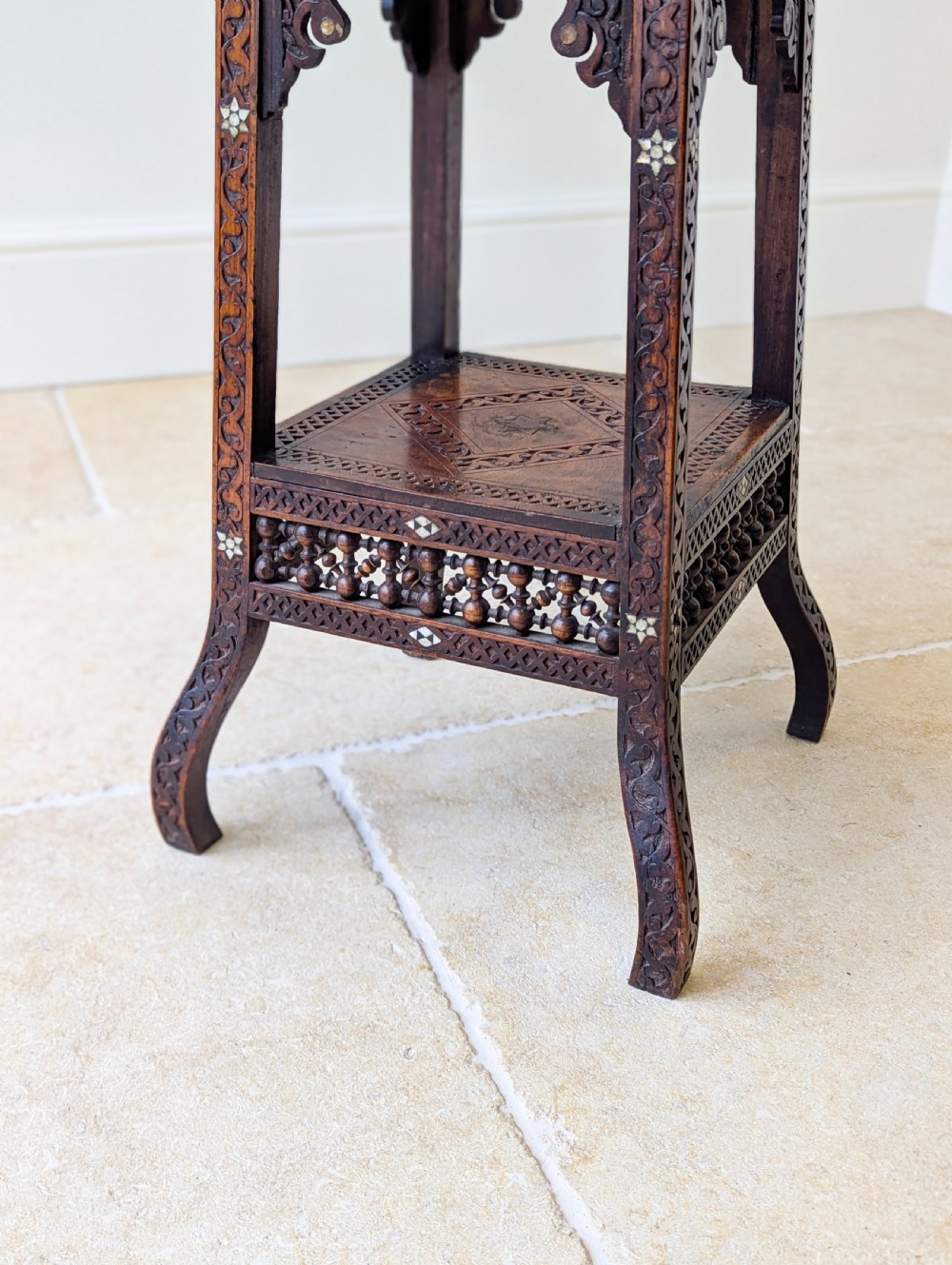 Antique Late 19th Century Moorish Occasional Table View IV