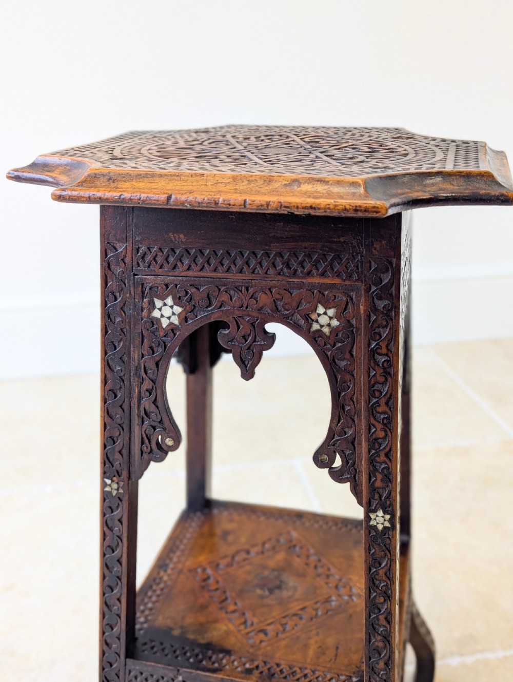 Antique Late 19th Century Moorish Occasional Table View V