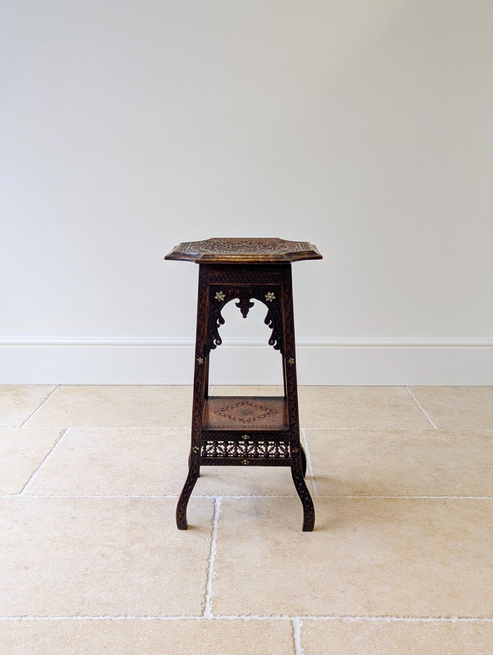 Antique Late 19th Century Moorish Occasional Table View VI