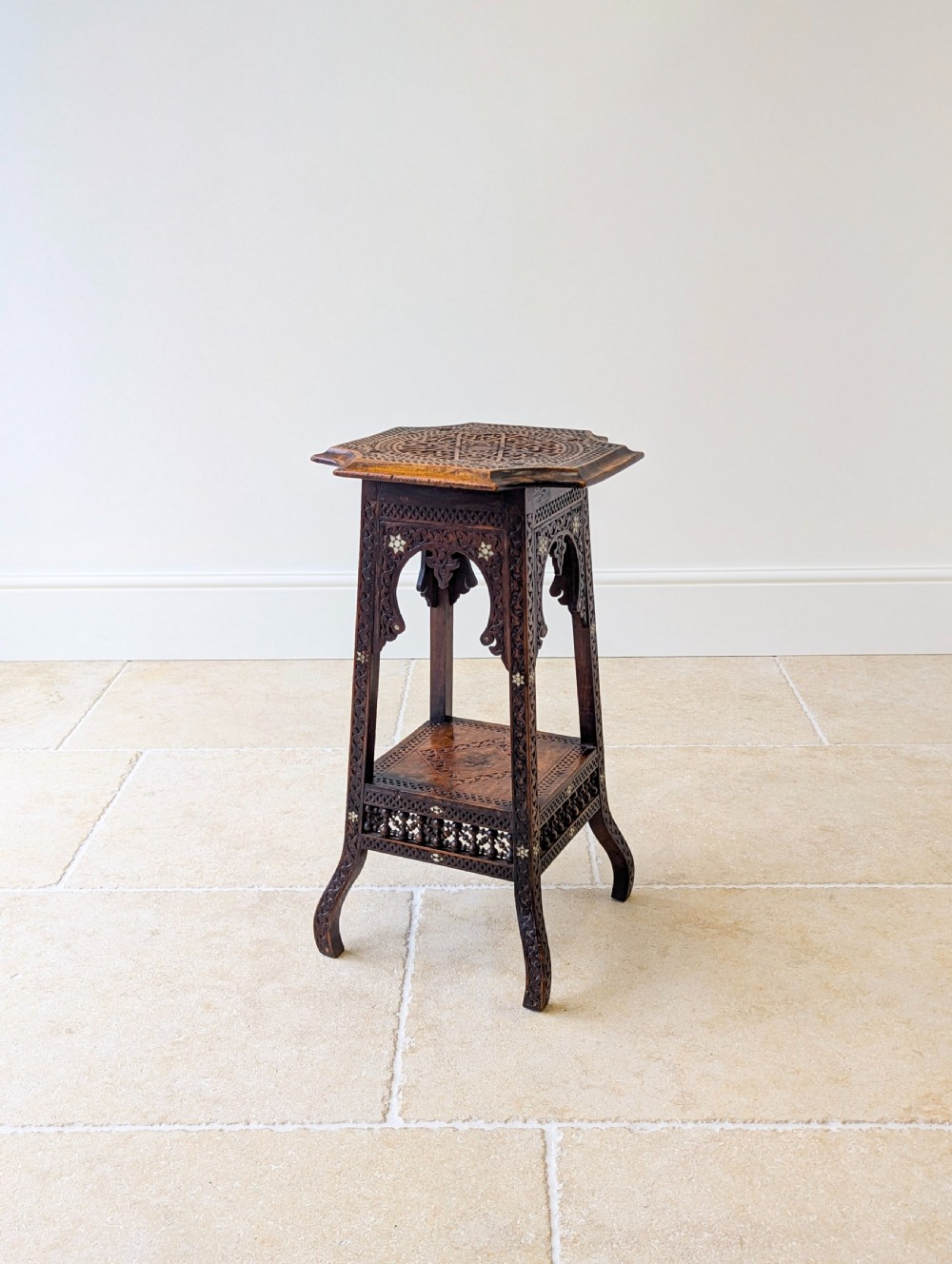 Antique Late 19th Century Moorish Occasional Table View X