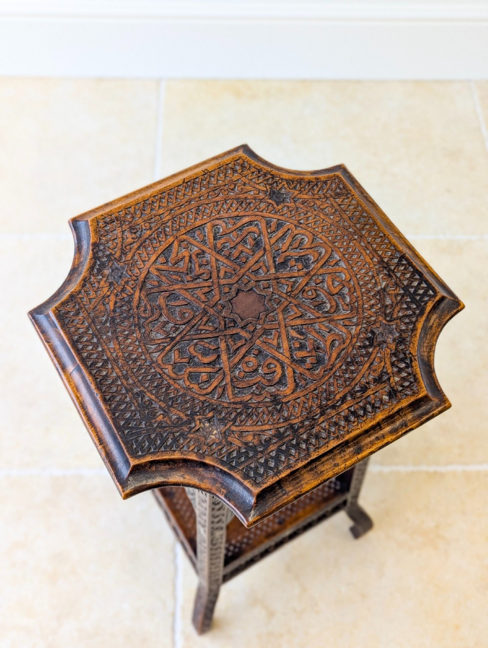 Antique Late 19th Century Moorish Occasional Table View XIII