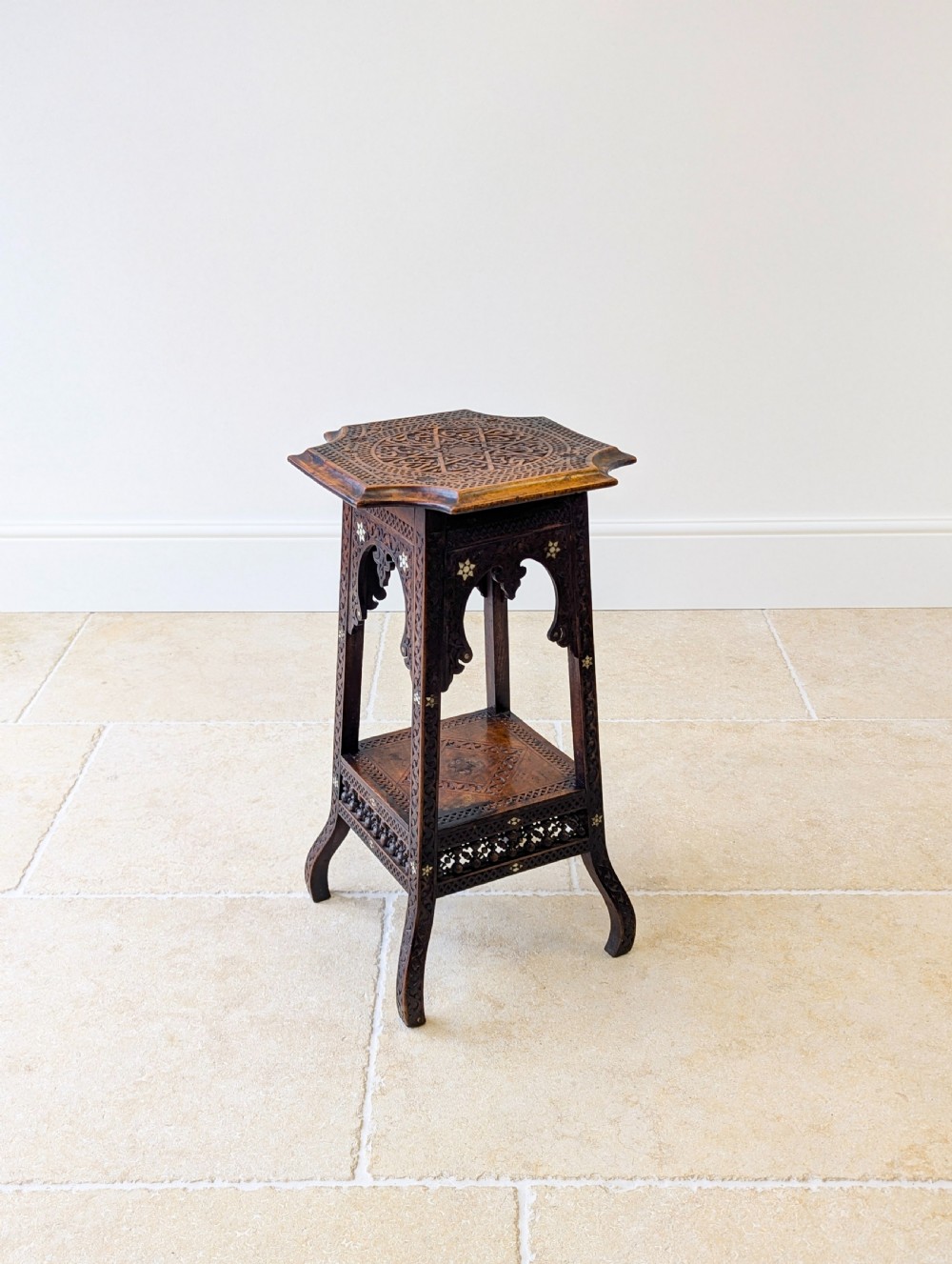 Antique Late 19th Century Moorish Occasional Table View XIV