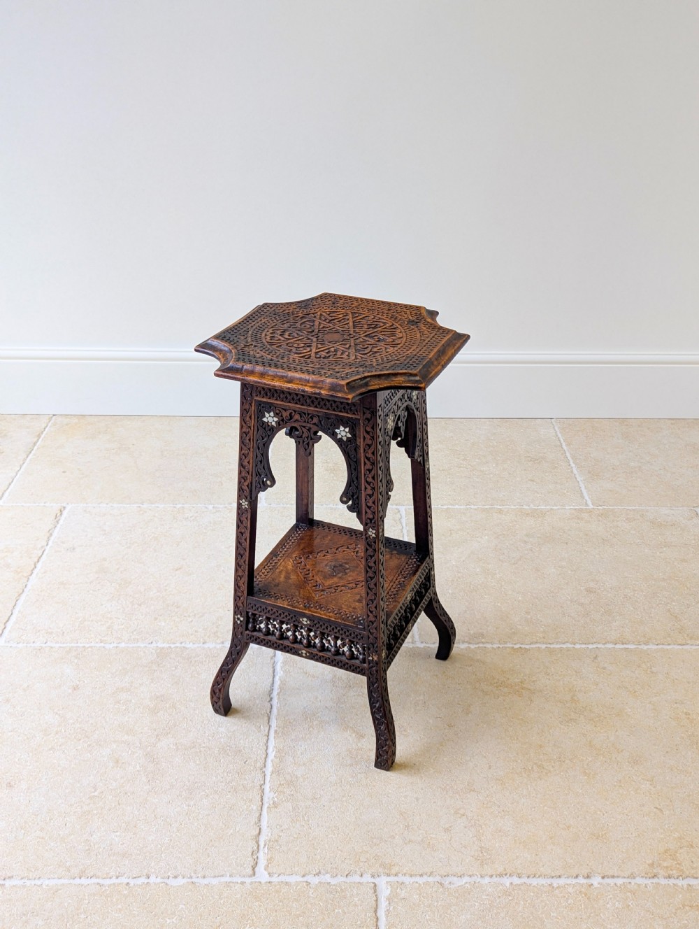 Antique Late 19th Century Moorish Occasional Table View XVI