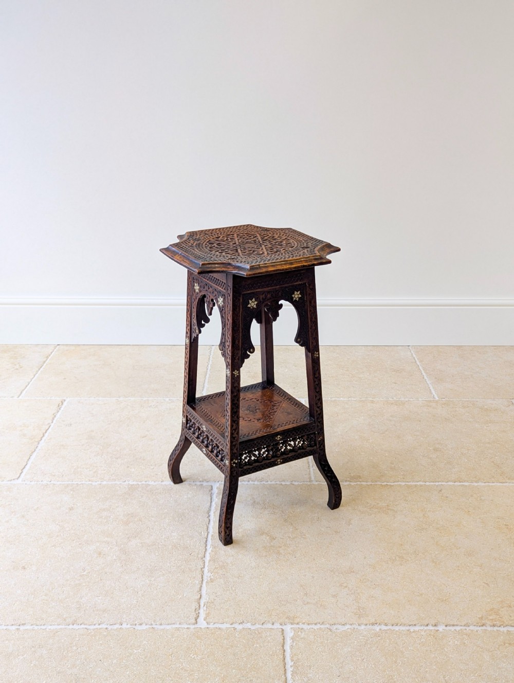 Antique Late 19th Century Moorish Occasional Table View XIX