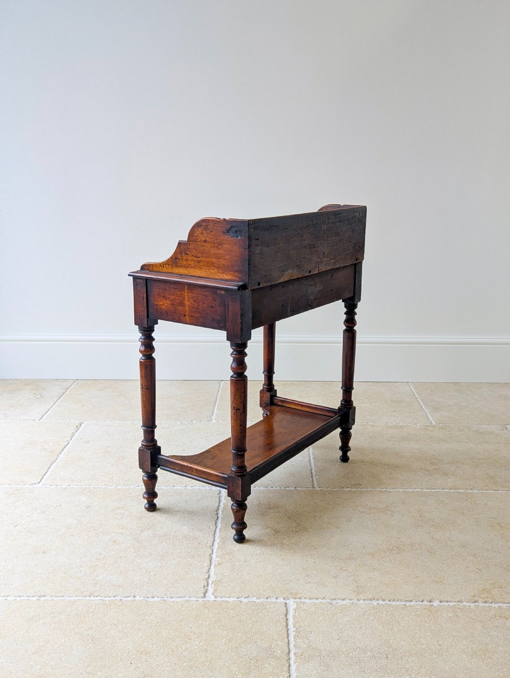 Antique Victorian Walnut Small Writing Table c.1890 View XVIII