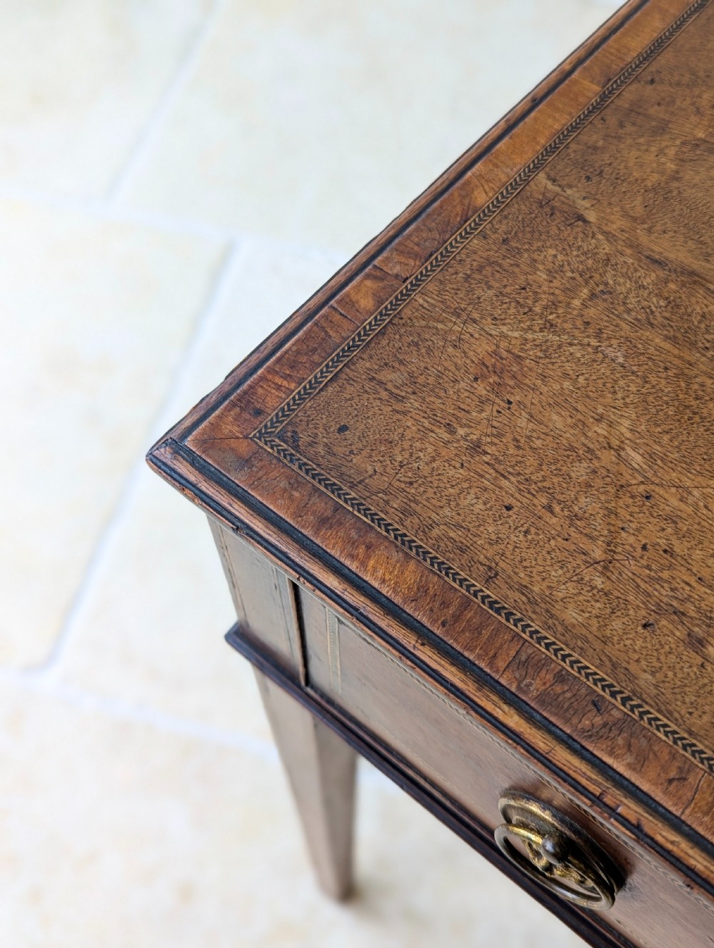 Antique Edwardian Mahogany Writing Table c.1910 View VI