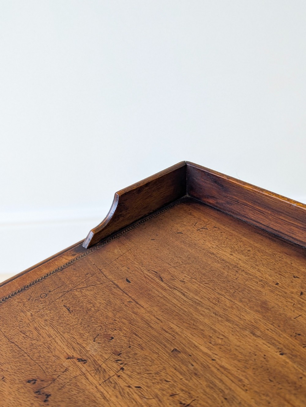 Antique Edwardian Mahogany Writing Table c.1910 View XII
