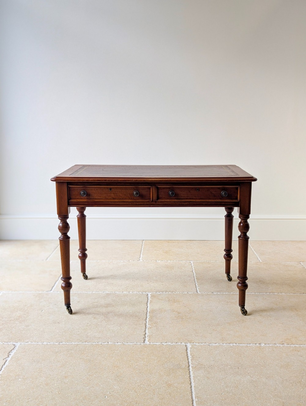 Antique Victorian Mahogany Writing Table c.1890 View III