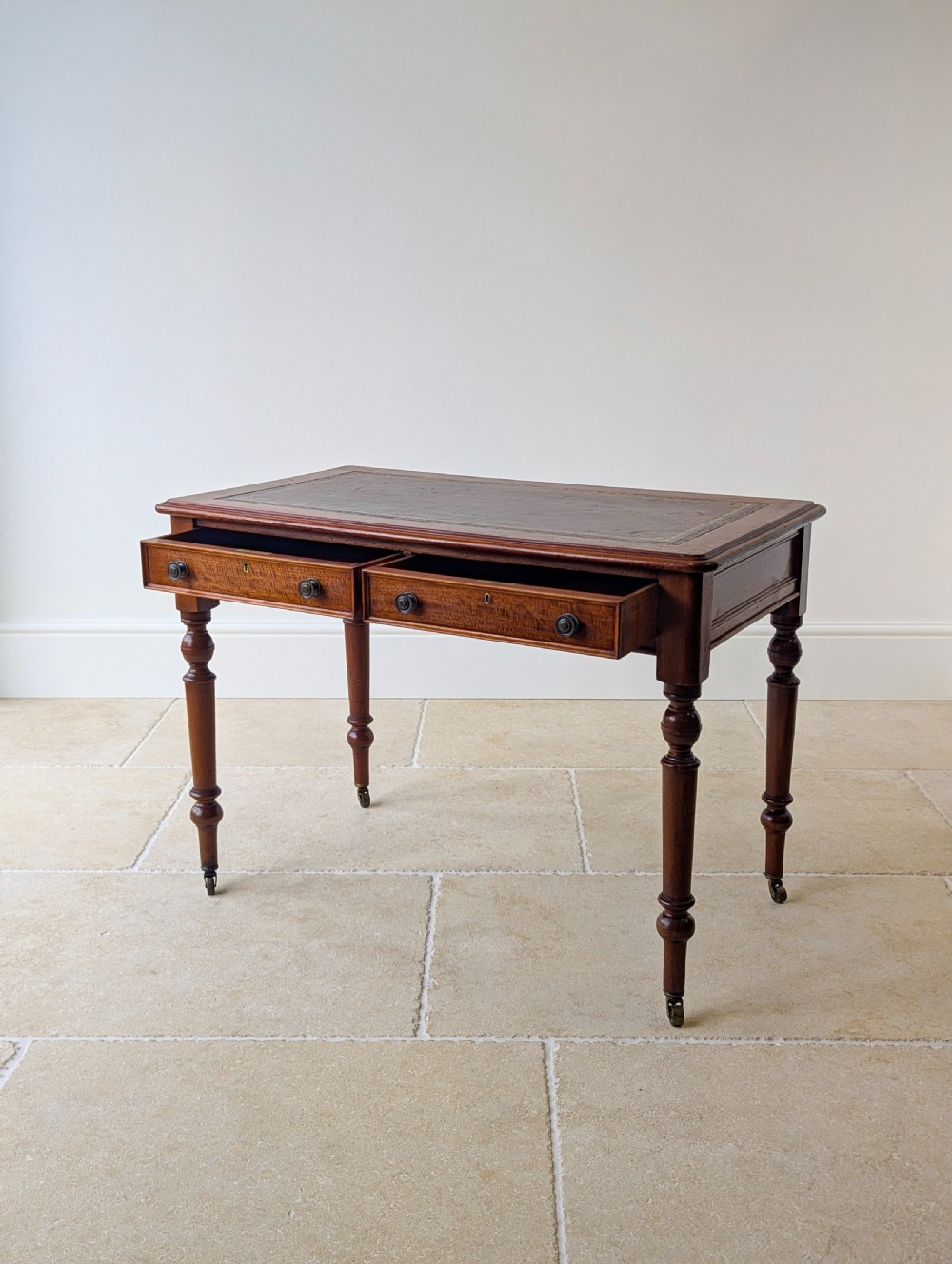 Antique Victorian Mahogany Writing Table c.1890 View IV