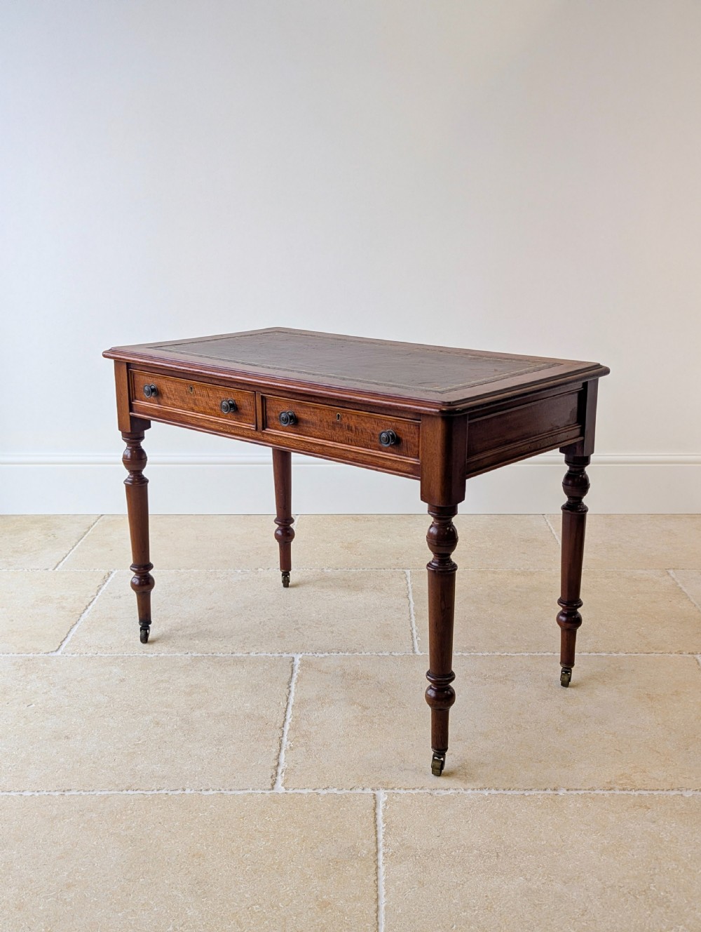 Antique Victorian Mahogany Writing Table c.1890 View IX