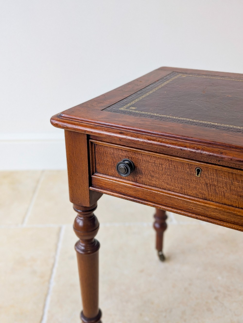 Antique Victorian Mahogany Writing Table c.1890 View X