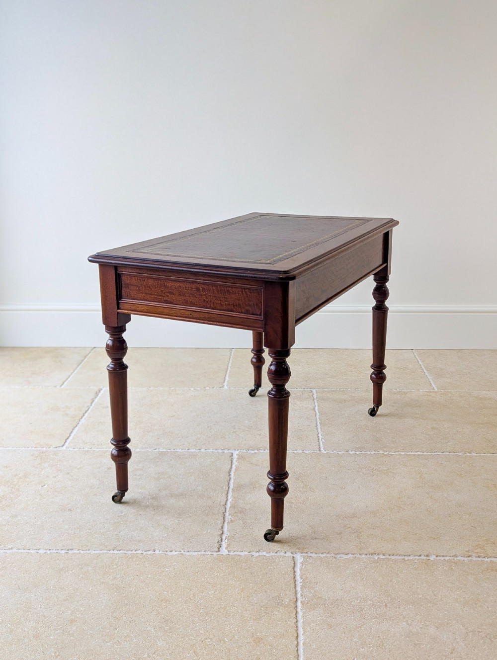 Antique Victorian Mahogany Writing Table c.1890 View XIX