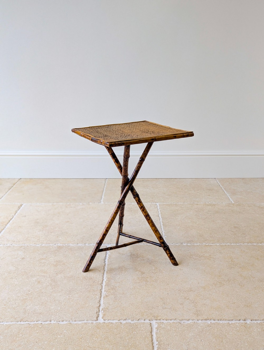 Antique Victorian Bamboo Occasional Table c.1890