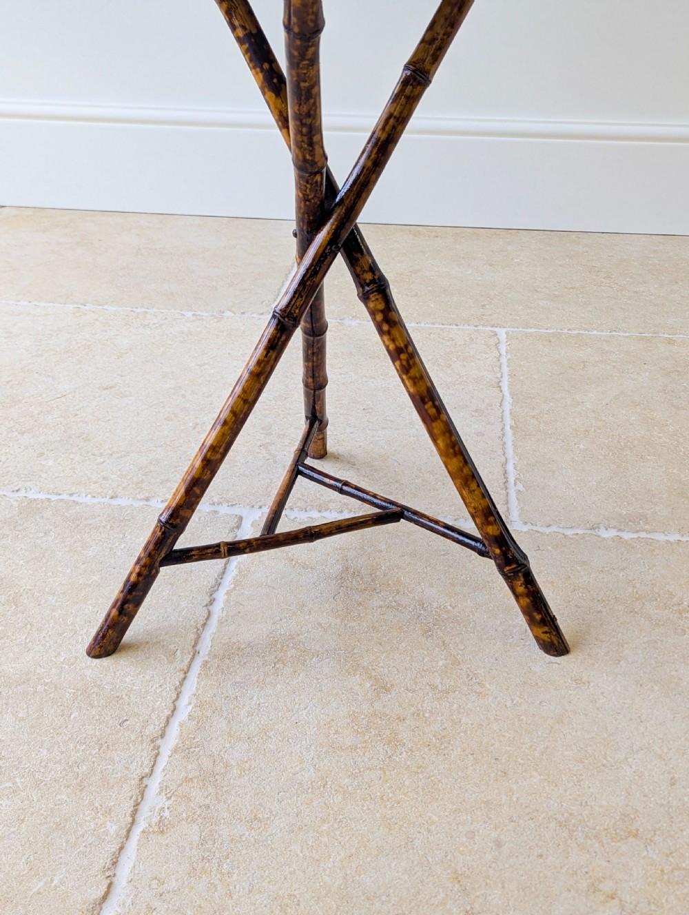 Antique Victorian Bamboo Occasional Table c.1890 View VII