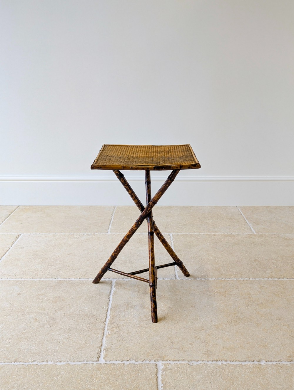 Antique Victorian Bamboo Occasional Table c.1890 View VIII