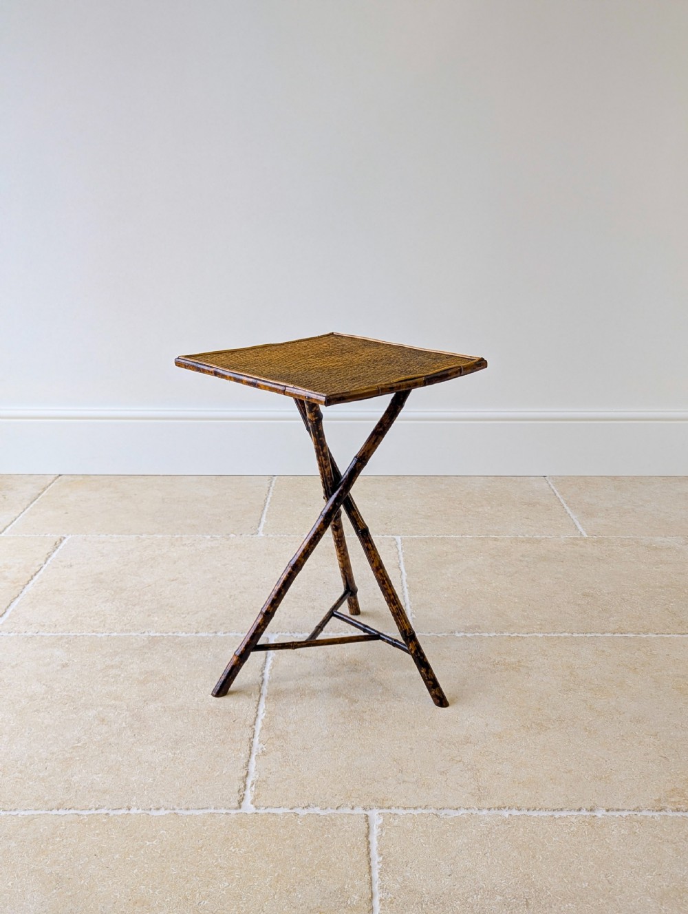 Antique Victorian Bamboo Occasional Table c.1890 View XVII