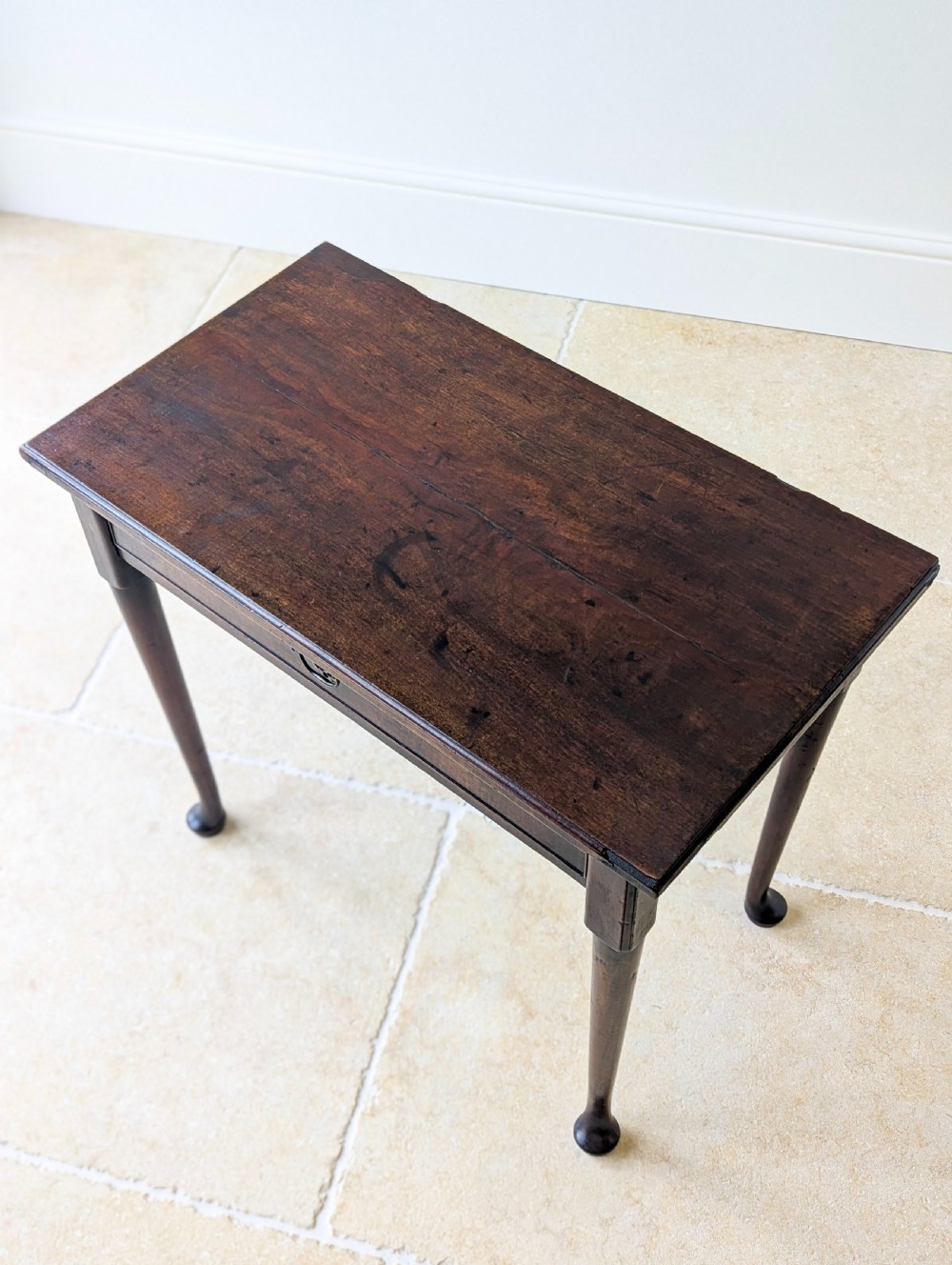 Antique Georgian Mahogany Side Table c.1750 View III