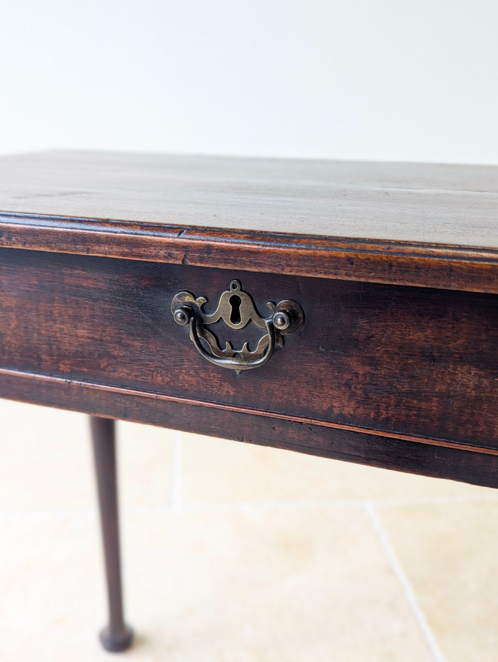 Antique Georgian Mahogany Side Table c.1750 View V