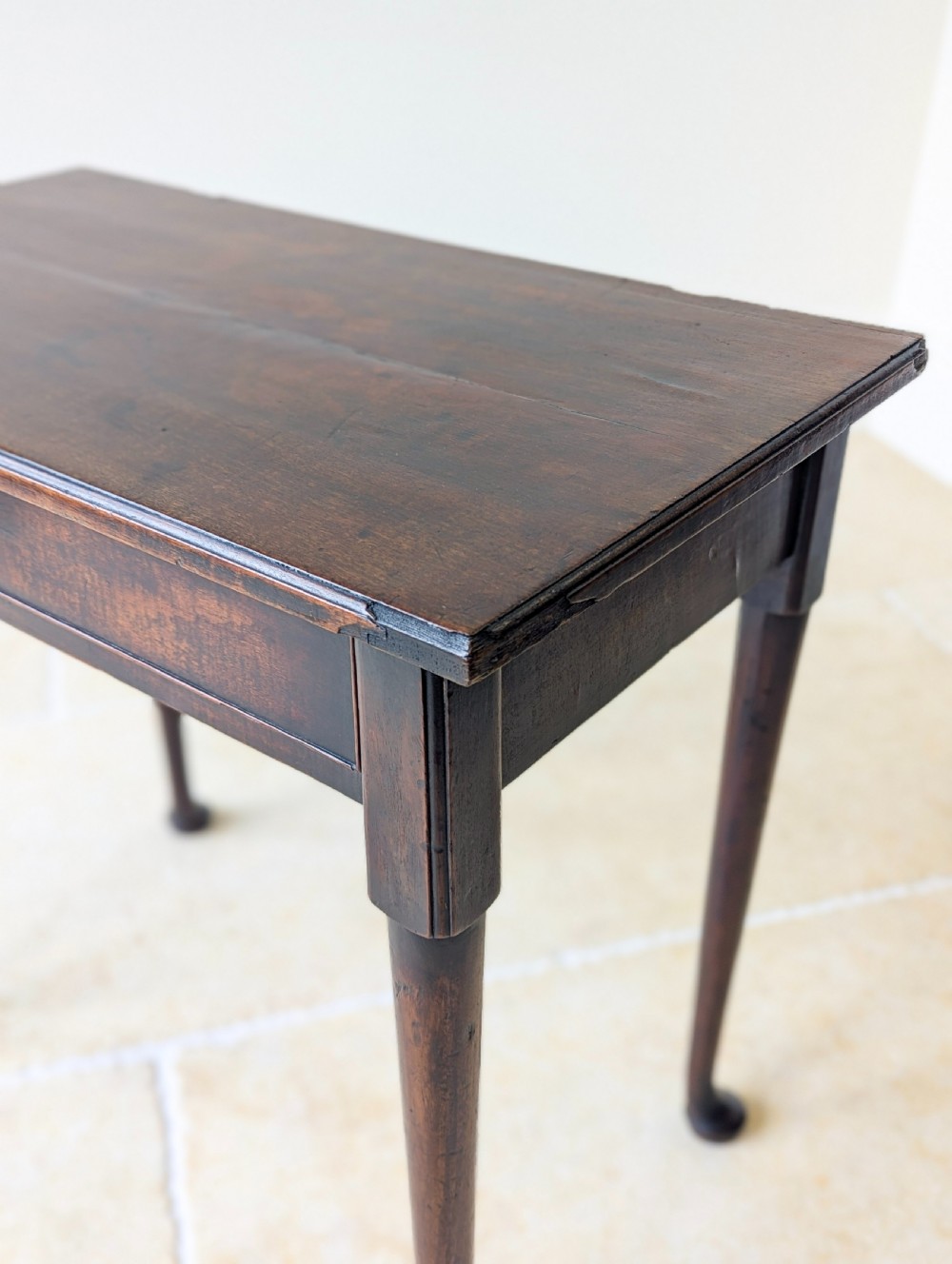 Antique Georgian Mahogany Side Table c.1750 View X