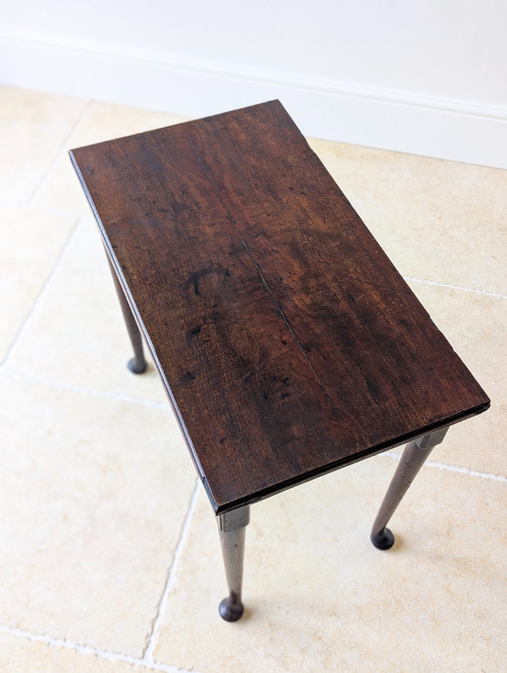 Antique Georgian Mahogany Side Table c.1750 View XIII