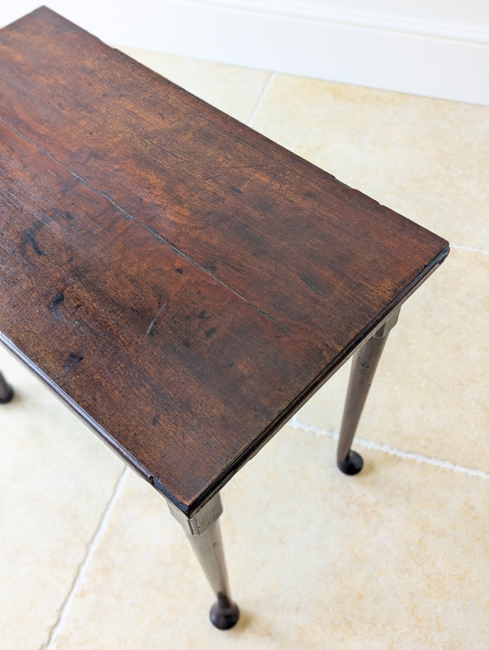 Antique Georgian Mahogany Side Table c.1750 View XVI