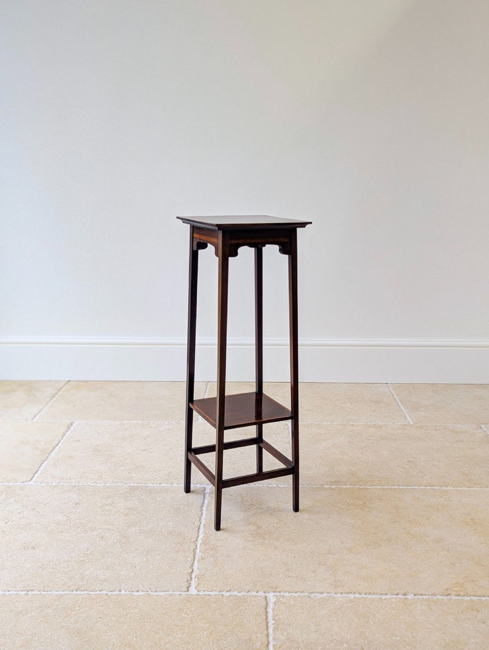 Antique Edwardian Mahogany Plant Stand c.1910 View VI
