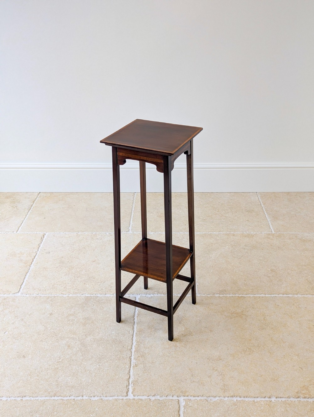 Antique Edwardian Mahogany Plant Stand c.1910 View VII