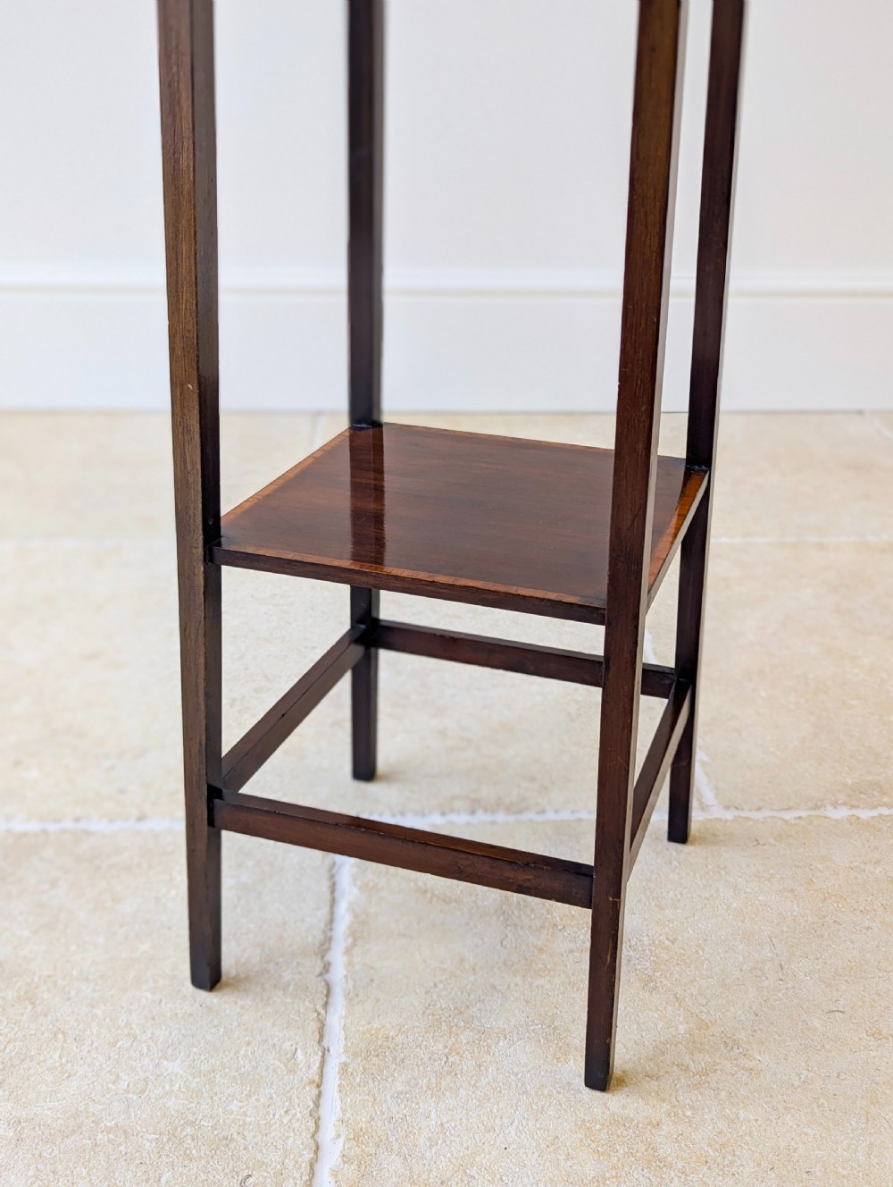 Antique Edwardian Mahogany Plant Stand c.1910 View VIII