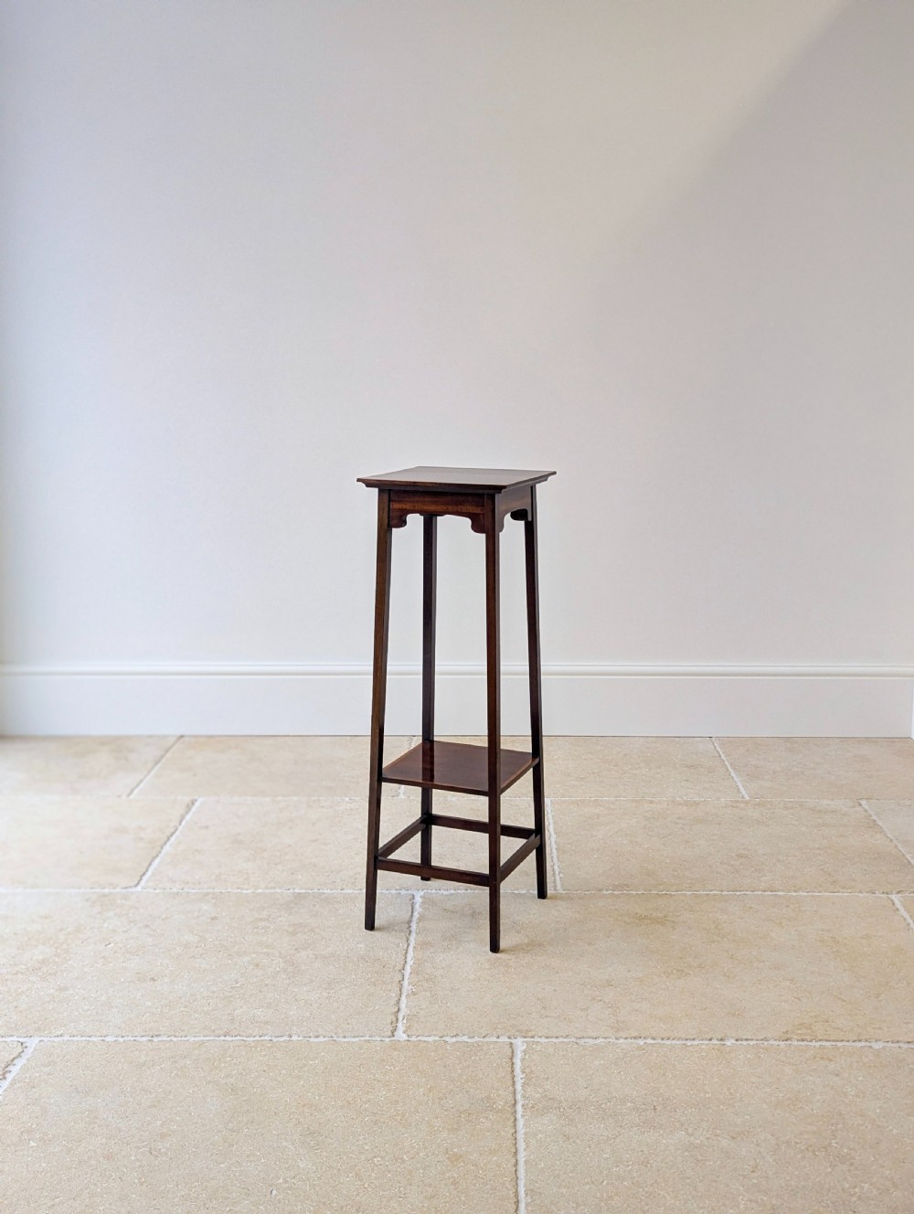 Antique Edwardian Mahogany Plant Stand c.1910 View X