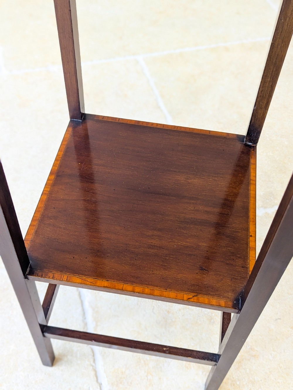 Antique Edwardian Mahogany Plant Stand c.1910 View XI