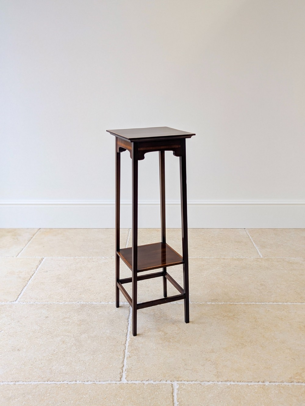 Antique Edwardian Mahogany Plant Stand c.1910 View XII