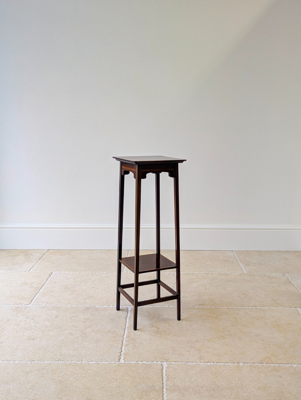 Antique Edwardian Mahogany Plant Stand c.1910 View XV