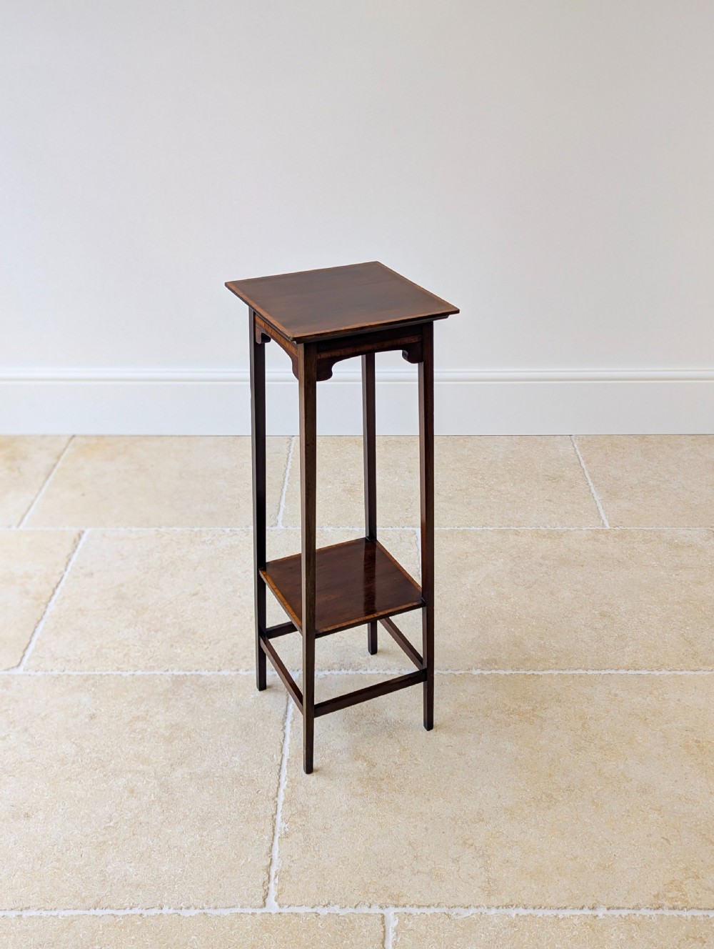 Antique Edwardian Mahogany Plant Stand c.1910 View XVII